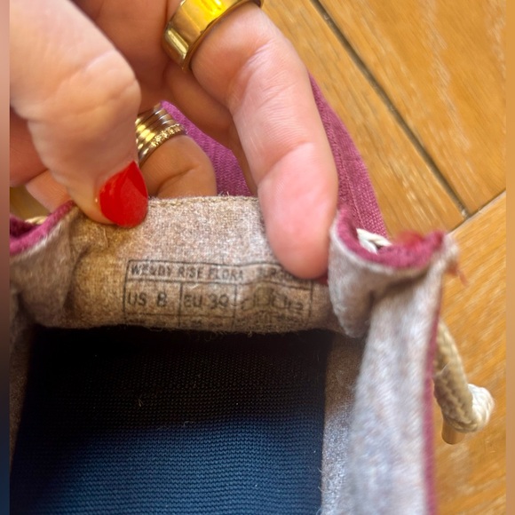 Hey Dude Wendy Rise Flora Burgundy Slip On Shoes - Picture 7 of 7